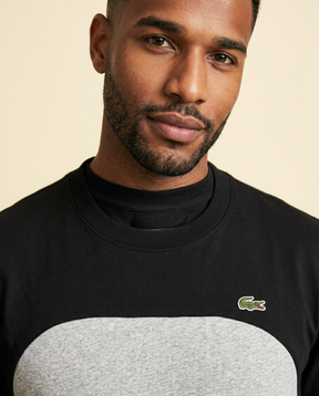 St. Martin Co LC Colour-Block Cotton Crew Tee — lifestyle view