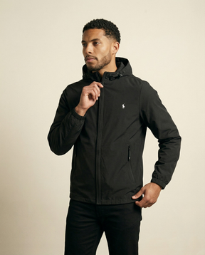 St. Martin Co RL Midnight Hooded Zip Jacket — back view