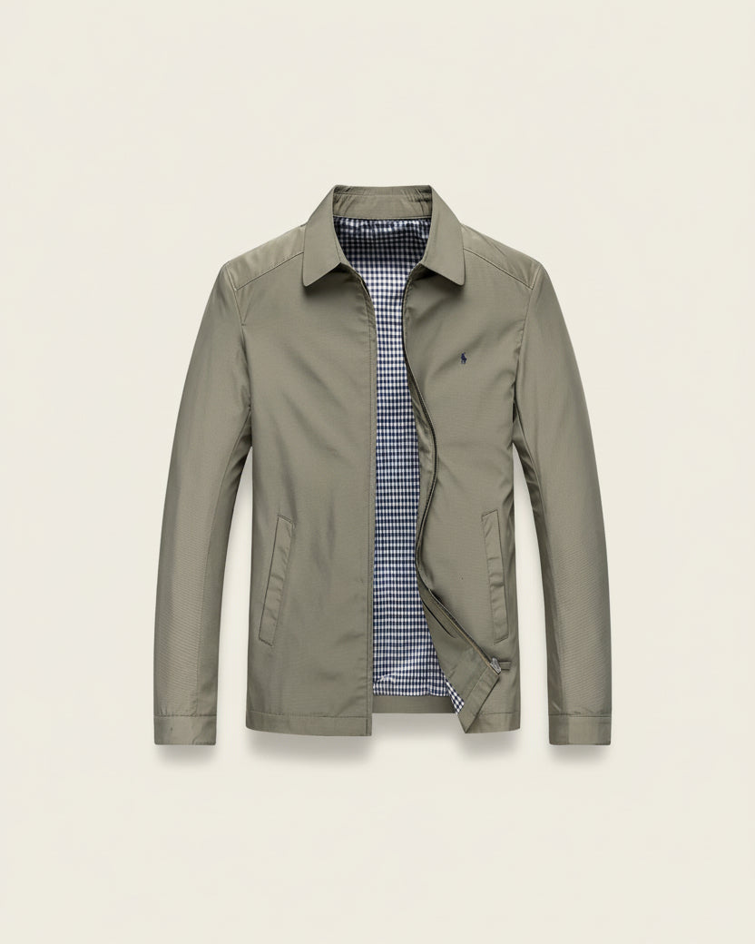 St. Martin Co RL Midnight Harrington Zip Blouson — detail view