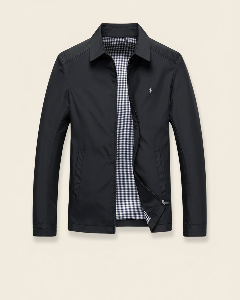 St. Martin Co RL Midnight Harrington Zip Blouson — lifestyle view