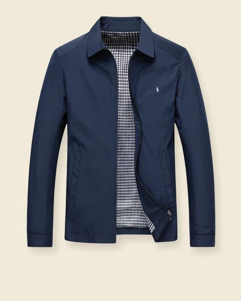 St. Martin Co RL Midnight Harrington Zip Blouson — detail view