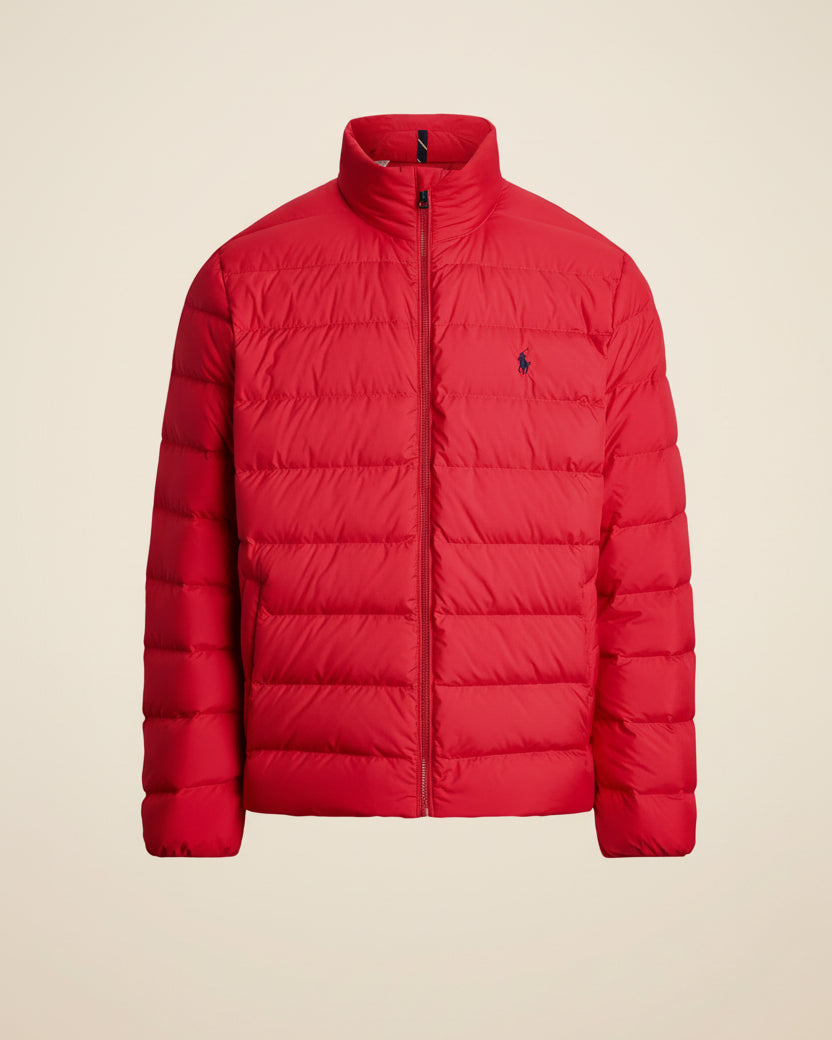 St. Martin Co RL Quilted Stand-Collar Down Jacket — detail view