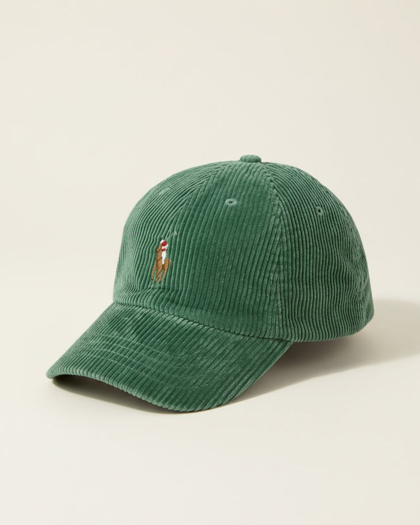 St. Martin Co RL Navy Corduroy Six-Panel Baseball Cap — lifestyle view