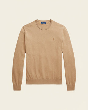 St. Martin Co RL Navy Fine Knit Crewneck Sweater — detail view