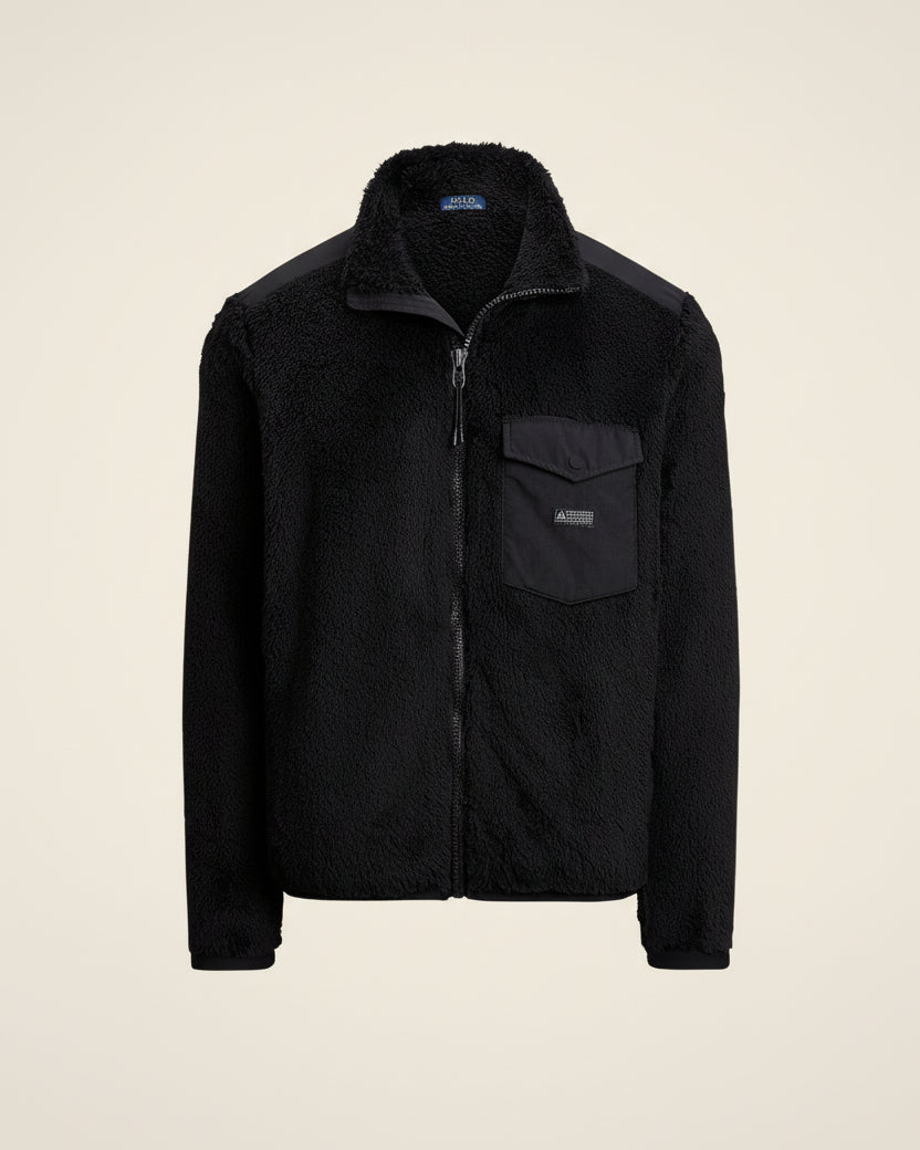 St. Martin Co RL Tonal Sherpa Full-Zip Jacket — side view