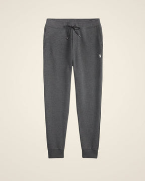 St. Martin Co RL Tapered Fleece Jogger in Black — detail view