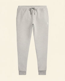 St. Martin Co RL Tapered Fleece Jogger in Black — detail view
