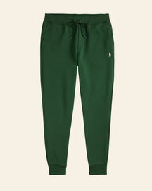 St. Martin Co RL Tapered Fleece Jogger in Black — detail view