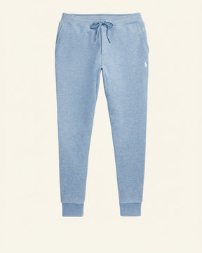St. Martin Co RL Tapered Fleece Jogger in Black — detail view