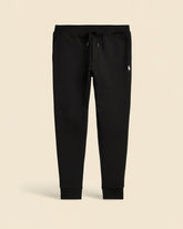 St. Martin Co RL Tapered Fleece Jogger in Black — side view