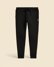 St. Martin Co RL Tapered Fleece Jogger in Black — side view