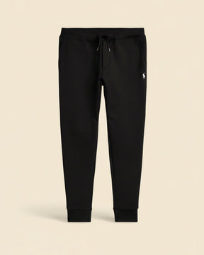 St. Martin Co RL Tapered Fleece Jogger in Black — side view