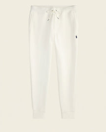 St. Martin Co RL Tapered Fleece Jogger in Black — detail view