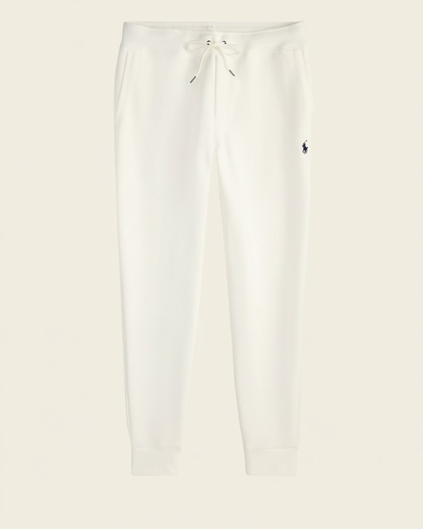 St. Martin Co RL Tapered Fleece Jogger in Black — detail view