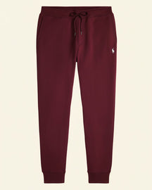 St. Martin Co RL Tapered Fleece Jogger in Black — detail view