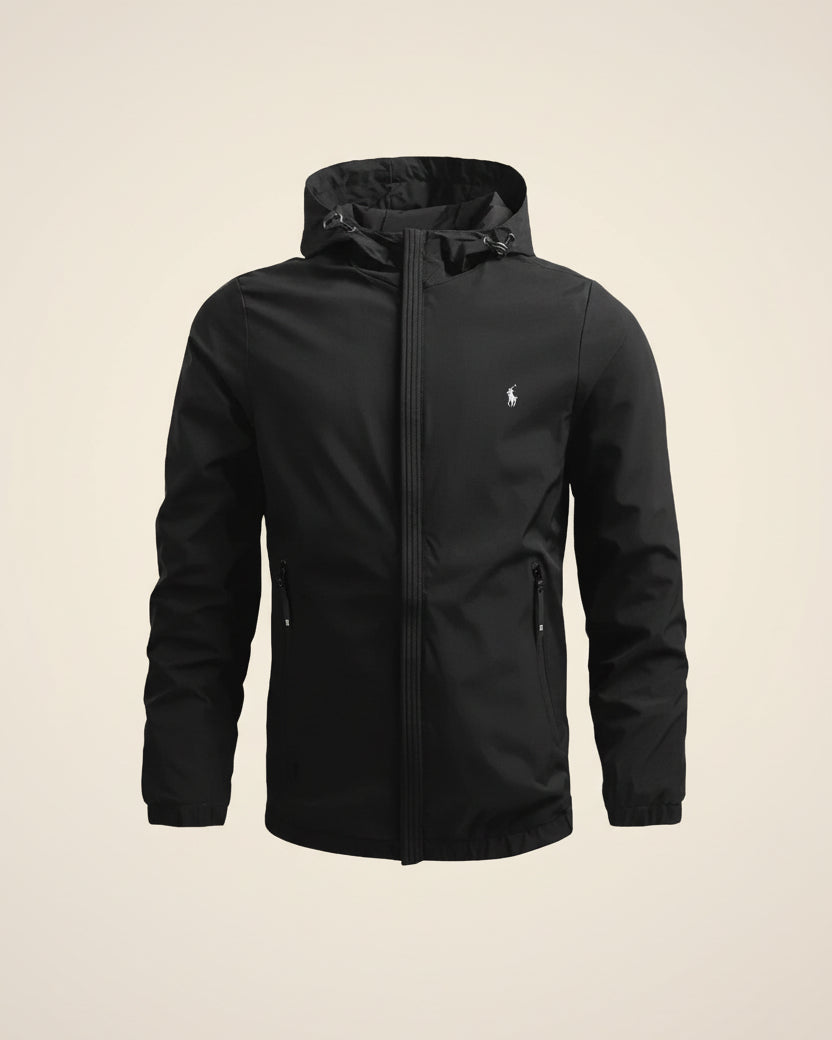 St. Martin Co RL Midnight Hooded Zip Jacket — detail view
