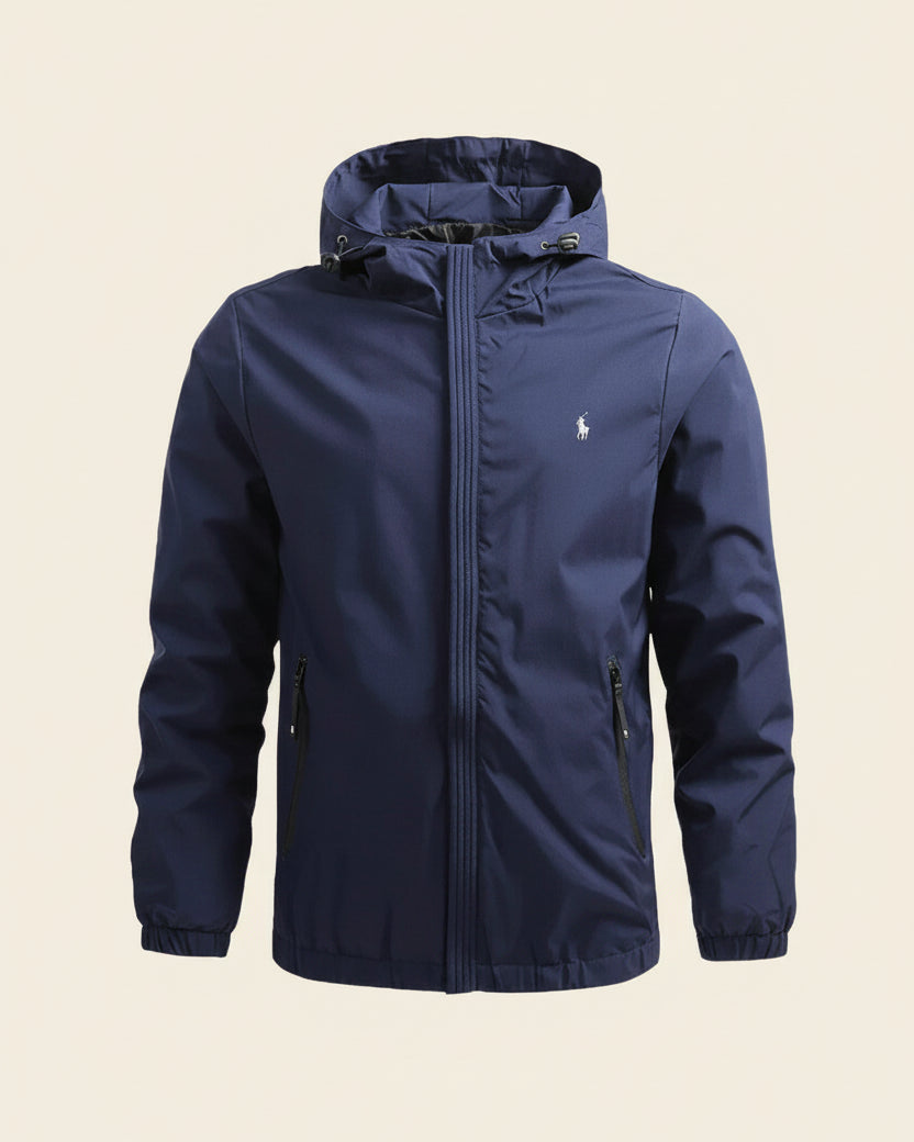 St. Martin Co RL Midnight Hooded Zip Jacket — lifestyle view