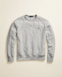 St. Martin Co RL Black Fleece Crewneck Sweatshirt — detail view