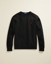 St. Martin Co RL Black Fleece Crewneck Sweatshirt — front view