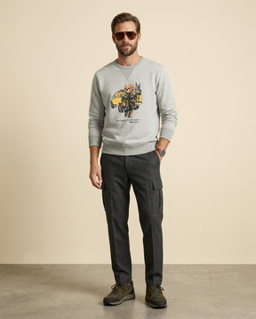 St. Martin Co RL Adventure Bear Crewneck Sweatshirt — side view