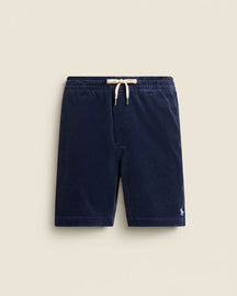 St. Martin Co RL Navy Corduroy Drawstring Short — back view