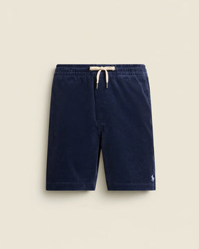 St. Martin Co RL Navy Corduroy Drawstring Short — back view
