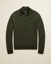 St. Martin Co RL Forest Waffle Half-Zip Knit — lifestyle view