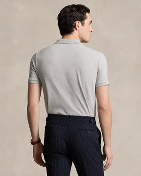 St. Martin Co RL Black Piqué Short-Sleeve Polo — back view