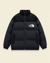 St. Martin Co TNF Black Quilted Down Puffer Jacket — detail view