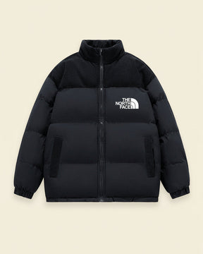 St. Martin Co TNF Black Quilted Down Puffer Jacket — detail view