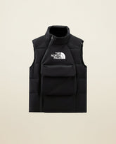 St. Martin Co TNF Black Quilted Utility Gilet — front view