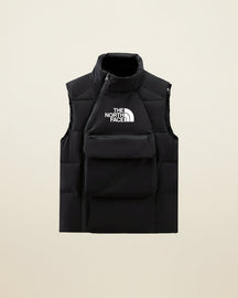 St. Martin Co TNF Black Quilted Utility Gilet — front view