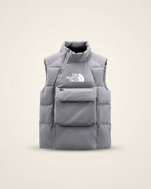 St. Martin Co TNF Black Quilted Utility Gilet — detail view