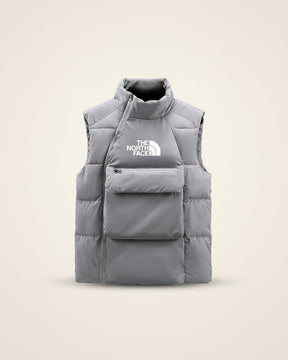 St. Martin Co TNF Black Quilted Utility Gilet — detail view