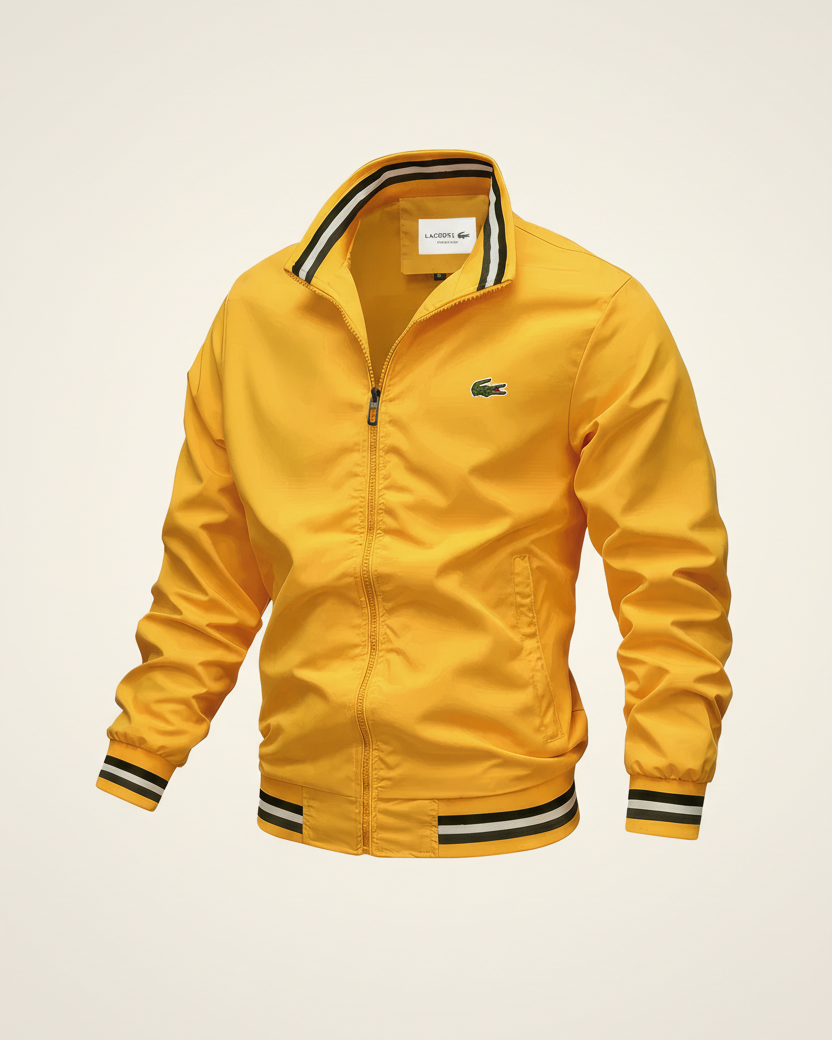 St. Martin Co LC Varsity Stripe Zip Blouson — detail view